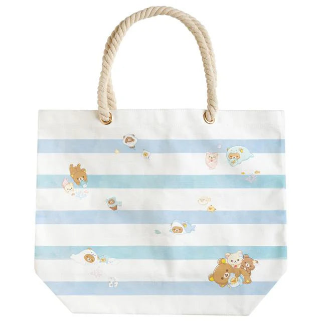 San-X Rilakkuma Relax In Ocean Tote Bag