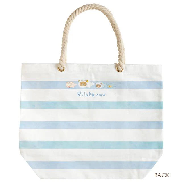 San-X Rilakkuma Relax In Ocean Tote Bag