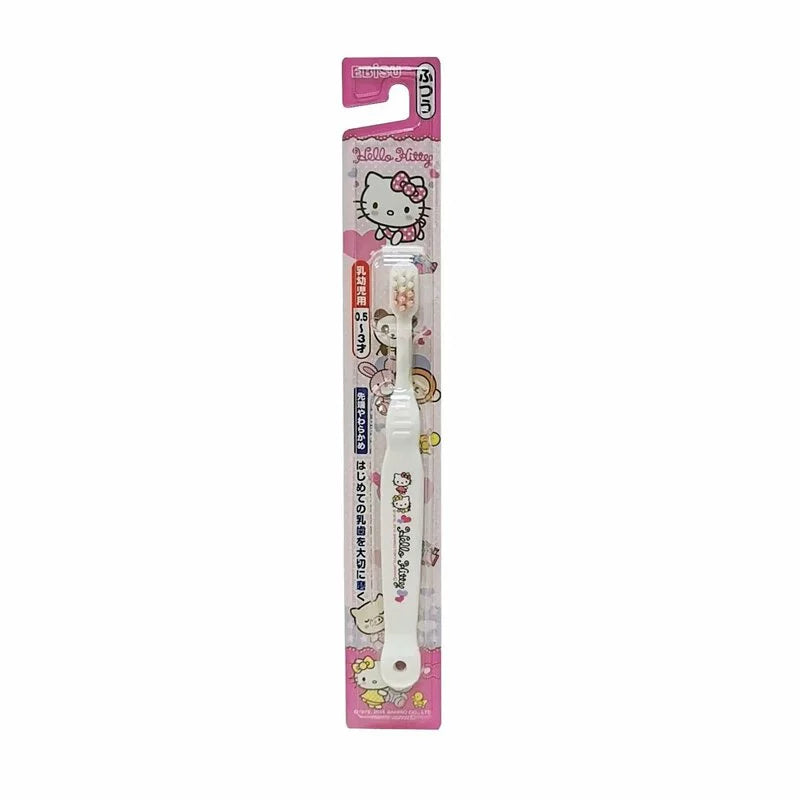 Ebisu Hello Kitty Toothbrush 2-Pack (0.5–3 Years, Random Colours)