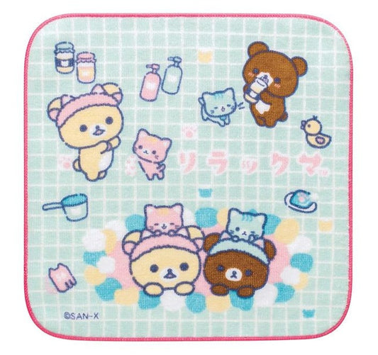 San-X Rilakkuma Hand Towel (Bathtime)