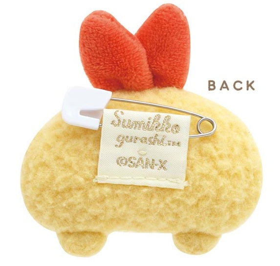 San-X Sumikko Gurashi Plush Badge (Ebifurai)