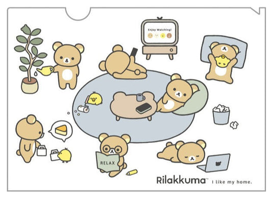 San-X Rilakkuma A4 Document Folder (White)